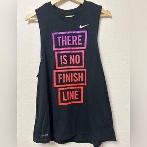 Nike Black Athletic cut off Tee